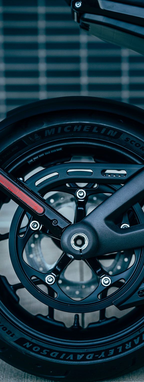 Motorrad hintere Achse